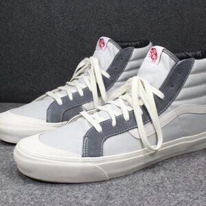 Vans OG Style 138 Lx Suede Pearl Grey Skateboarding High Top Shoes Men Size 12